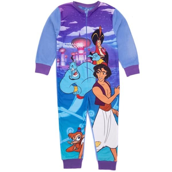 Aladdin Childrens/Kids Sleepsuit Blue 2-3 Years