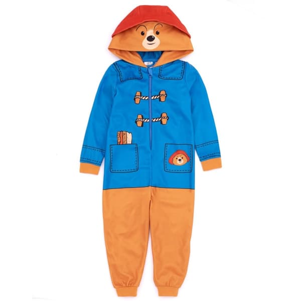 Paddington Bear Børn/Børn 3D Jumpsuit med hætte