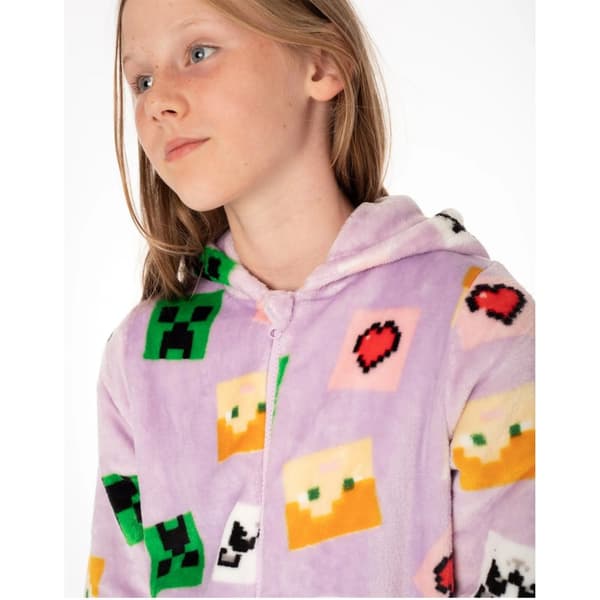 Minecraft Girls All-Over Print Sleepsuit