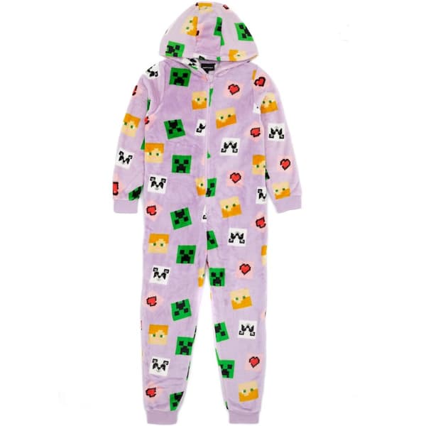 Minecraft Girls All-Over Print Sleepsuit