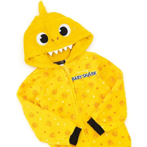 Baby Shark Childrens/Kids 3D Fins Sleepsuit