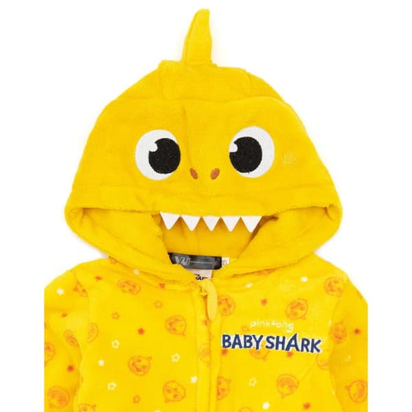 Baby Shark Childrens/Kids 3D Fins Sleepsuit