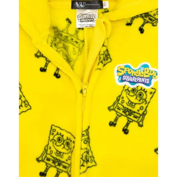 SpongeBob SquarePants Childrens/Kids Repeat Print Sleepsuit