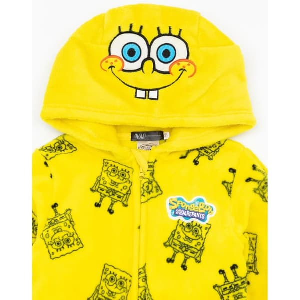 SpongeBob SquarePants Childrens/Kids Repeat Print Sleepsuit