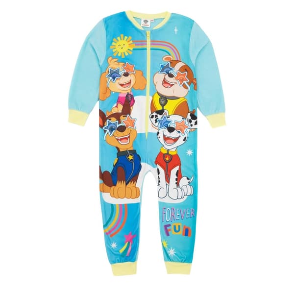 Paw Patrol Childrens/Kids Forever Fun Sleepsuit Sky Blue/Cream 18-24 Months