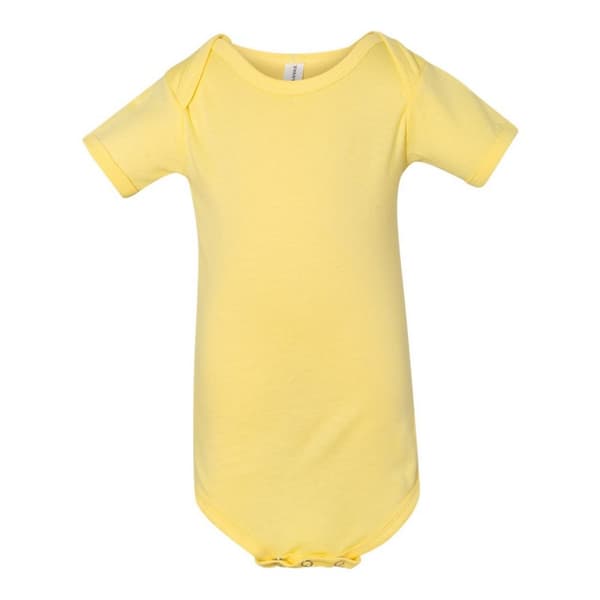 Bella + Canvas Kortärmad body i trikå för baby