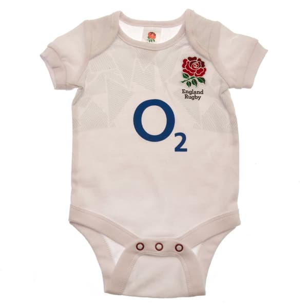 England RFU Baby 2023-2024 Bodysuit (Förpackning med 2)