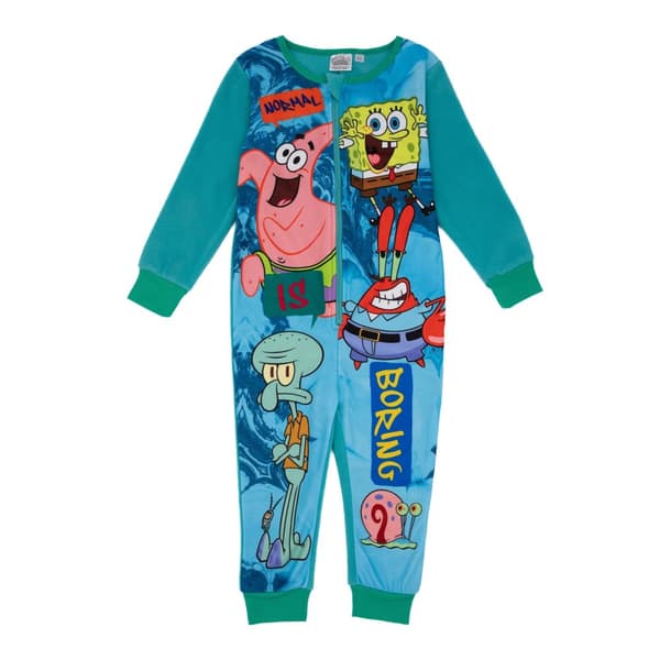 SpongeBob SquarePants Childrens/Kids Normal Is Boring All-In-One Nightwear
