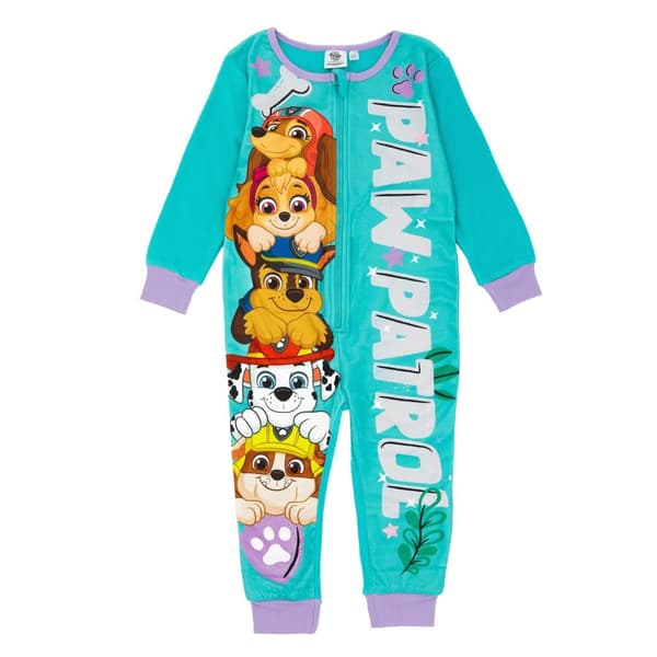 Paw Patrol Childrens/Kids Characters All-In-One Nightwear