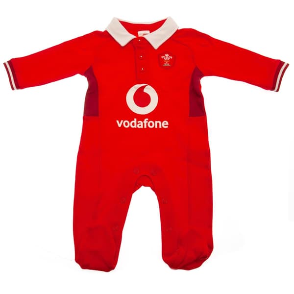 Wales RU Baby Crest Sleepsuit