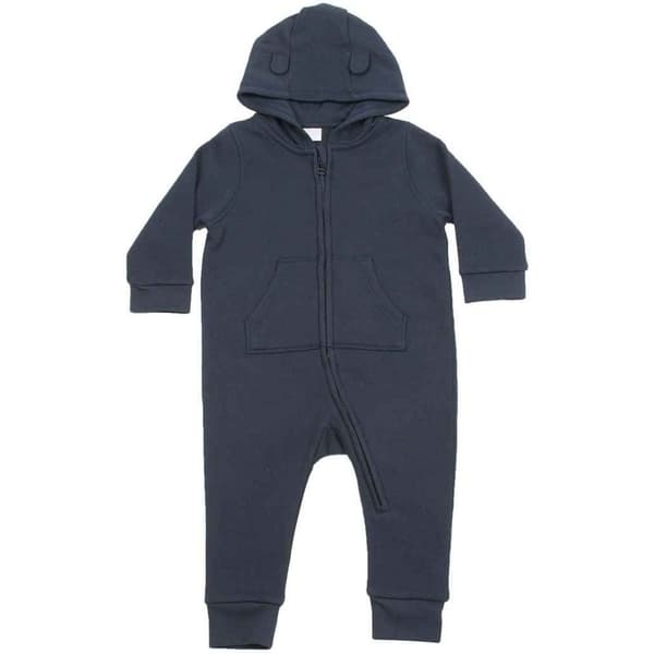 Larkwood Toddler Fleece All-In-One Nightwear Navy 12-18 Months