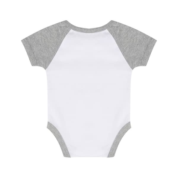 Larkwood Baby Essential Short-Sleeved Baseball Bodysuit