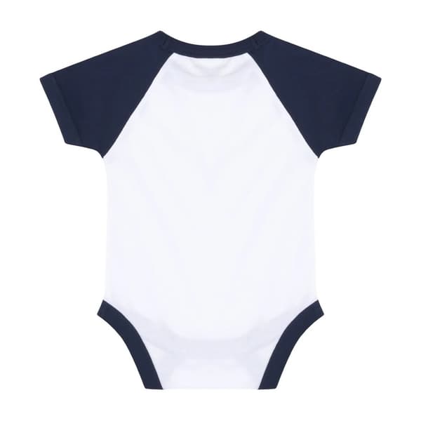Larkwood Baby Essential Short-Sleeved Baseball Bodysuit