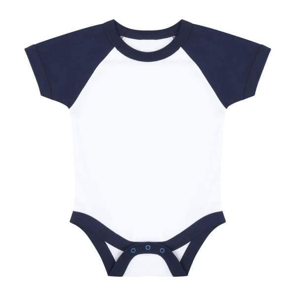 Larkwood Baby Essential Kortärmad basebollbody