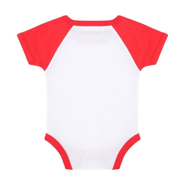 Larkwood Baby Essential Kortärmad basebollbody