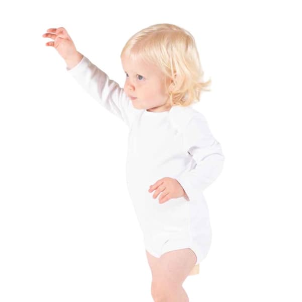 Larkwood Baby langærmet body med lange ærmer