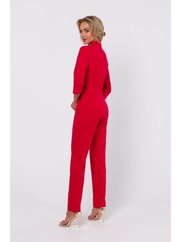 M751 Sjalkrave jumpsuit - rød størrelse - M