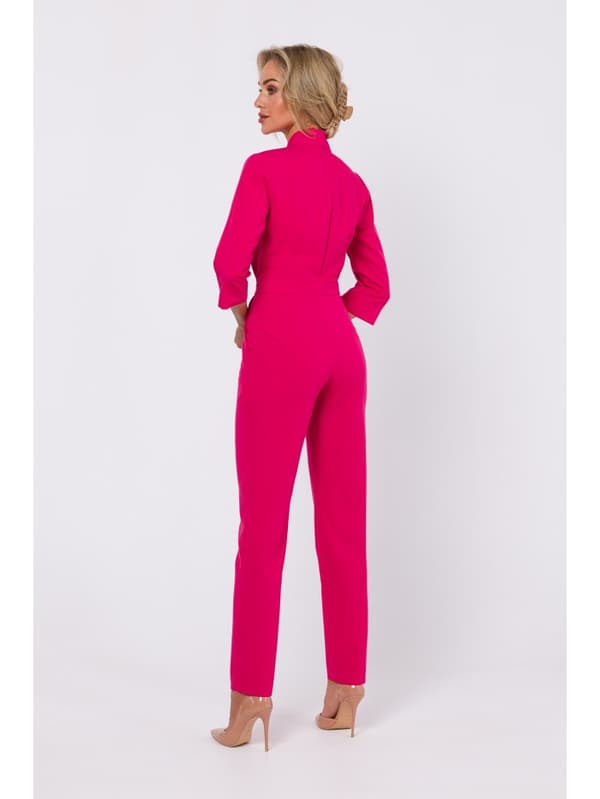M751 Sjalkrave jumpsuit - pink størrelse - XL