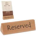 Miniatyrbild 1 av 3: Träinformationsskylt RESERVERAD RESERVATION - Hendi 664308