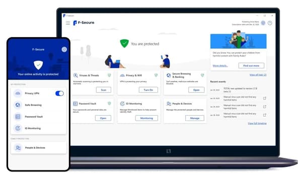 F-Secure TOTAL 1 vuosi, 15 laitetta