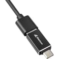 Miniatyrbild 2 av 3: USB-hubb - SHARKOON - - 3 portar - USB 3.2 Gen 1 - Aluminium