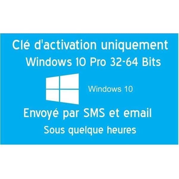 Original licensaktiveringsnyckel för Windows 10 Pro 32-64 bitars nyckel endast ingen CD