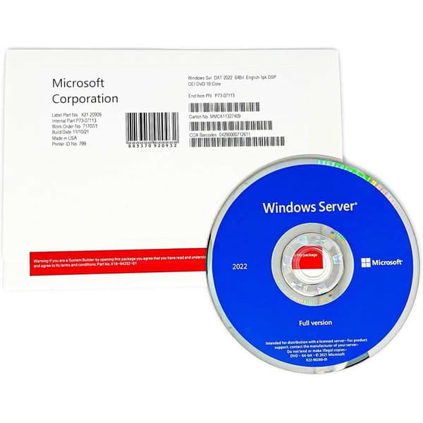 Microsoft Ms Sb Windows Server 2022 Datacenter 16core De Operativsystem