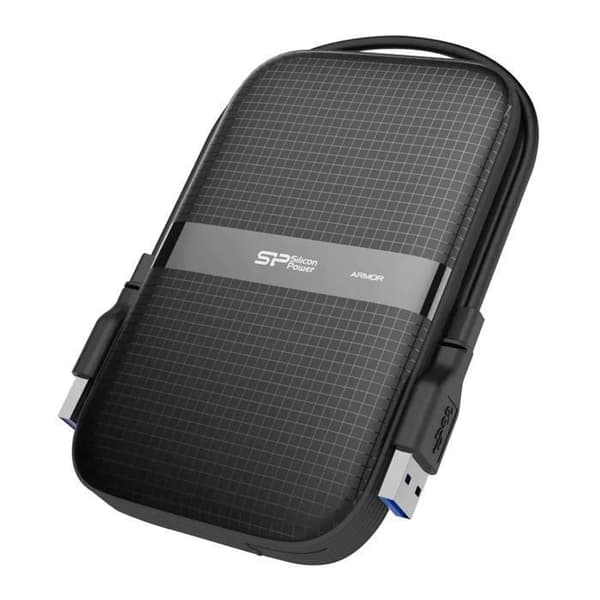 Extern hårddisk - Silicon Power A60 5To Svart - Stötsäker USB3.2