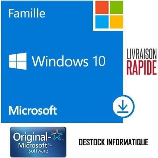 Windows 10 Home / Family 32/64 bitar - Snabb leverans 7 dagar i veckan
