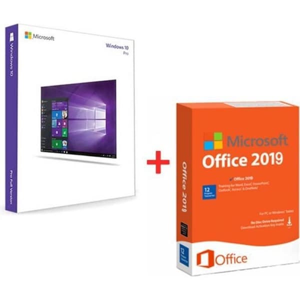 Windows 10 Pro + Office 2019 365 Pro (NY) - Leverans 2H Som nedladdning