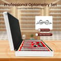 Miniatyrbild 3 av 5: Optometri Optisk Provglas Set, 266 Linser, Hållbar Metallram, Bekväm Förvaring