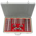 Miniatyrbillede 2 af 2: Optisk Prøvebrille Sæt, 266 Stykker, Holdbar Aluminium Kasse,RØD