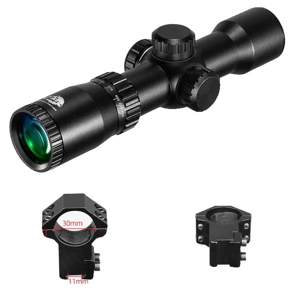 Korsbågssikte, Kort Jakt, Rödpunktssikte, 11MM
