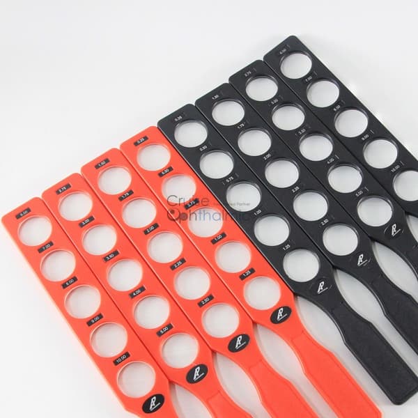 Retinoskopi Rack Set, 40 Dioptrier, Lättvikts Aluminiumväska, Nybörjarvänlig Design