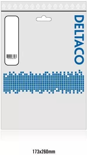 DELTACO XLR-ljudkabel, 3-pin ha - 3-pin ho, 7m, svart (XLR-1070)