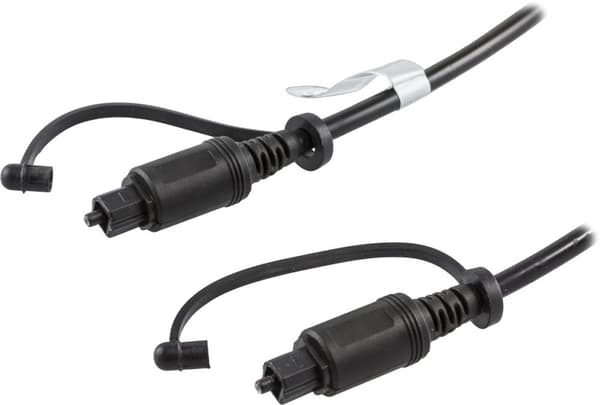 DELTACO optisk kabel för digitalt ljud, Toslink-Toslink, 10m (TOTO-10)