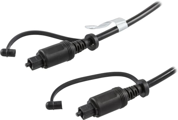 DELTACO optisk kabel för digitalt ljud, Toslink-Toslink, 10m (TOTO-10)