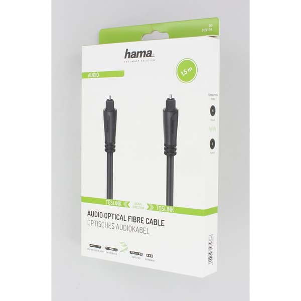 Hama Kabel ODT Svart 1.5m