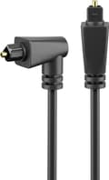 Miniatyrbild 4 av 5: Goobay Toslink-kabel vinklad och vridbar Toslink-kontakt > 90° Toslink-kontakt, 1 m
