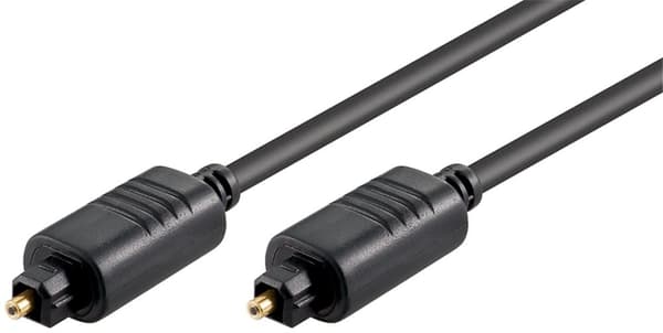 Goobay Toslink-kabel 5 mm Toslink-hanstik > Toslink-hanstik, ø 5 mm, 2 m