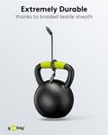 Miniatyrbillede 7 af 8: Goobay TOSLINK-kabel, 3 m, Sharkskin Grey Toslink-hanstik > Toslink-hanstik