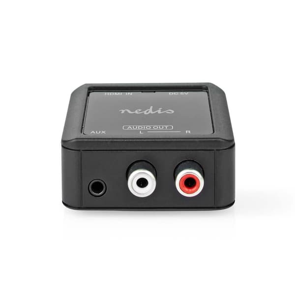 Nedis Digital Audio Converter | 1-veis | Koblingsinngang: HDMI ™ -inngang | Koblingsutgang: 2x (2x RCA Hunn) / 3.5 mm | Automatisk | Antrasitt