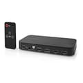 Miniatyrbild 7 av 11: Nedis Digital Audio Omvandlare | Tvåvägs | Anslutningsingång: DC Ström / 3x HDMI™ Ingång | Anslutningsutgång: 1x 3.5 mm / 1x TosLink / 2x HDMI™ utgång