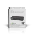 Miniatyrbild 10 av 11: Nedis Digital Audio Omvandlare | Tvåvägs | Anslutningsingång: DC Ström / 3x HDMI™ Ingång | Anslutningsutgång: 1x 3.5 mm / 1x TosLink / 2x HDMI™ utgång