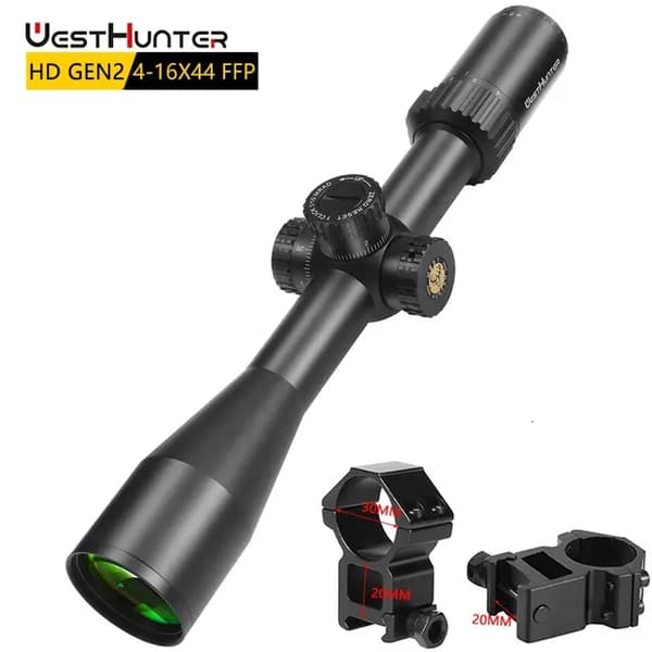 Jaktsikte, HD Gen2, första fokalplanet, Höga 11mm fästen