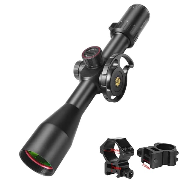 4-16X44 SFP Taktiikkatähtäin, 30mm Putki, Iskunkestävä ja Vesitiivis,Matala 11mm kiinnitys