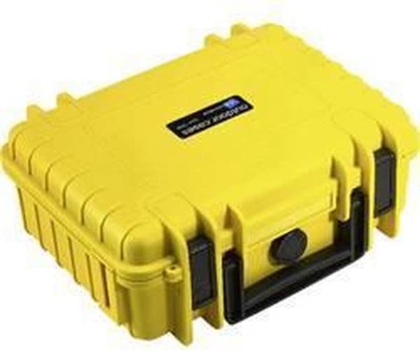 B&W International Type 1000 Outdoor Case sis. vaahto - keltainen