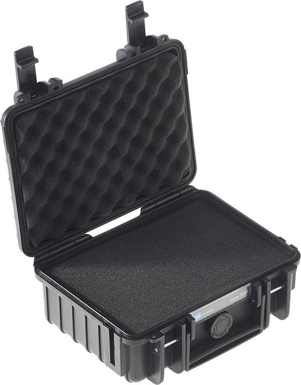 B&W Outdoor.cases Tyyppi 500 musta / vaahto