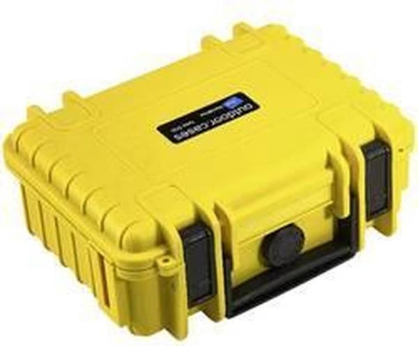 B&W International Type 500 Outdoor Case sis. vaahto - keltainen