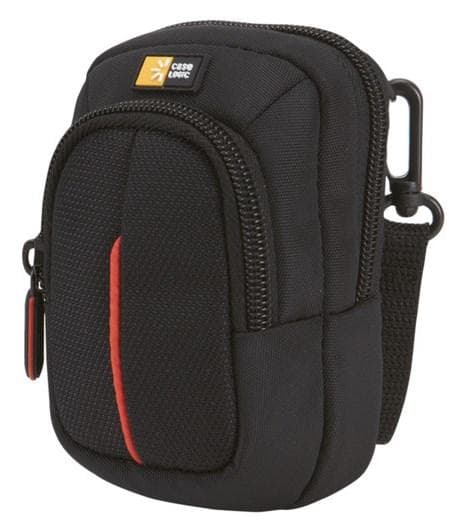 Case Logic Compact -kamerakotelo, jossa säilytystila DCB-302 - Kotelo kameralle - nylon, polyesteri - musta